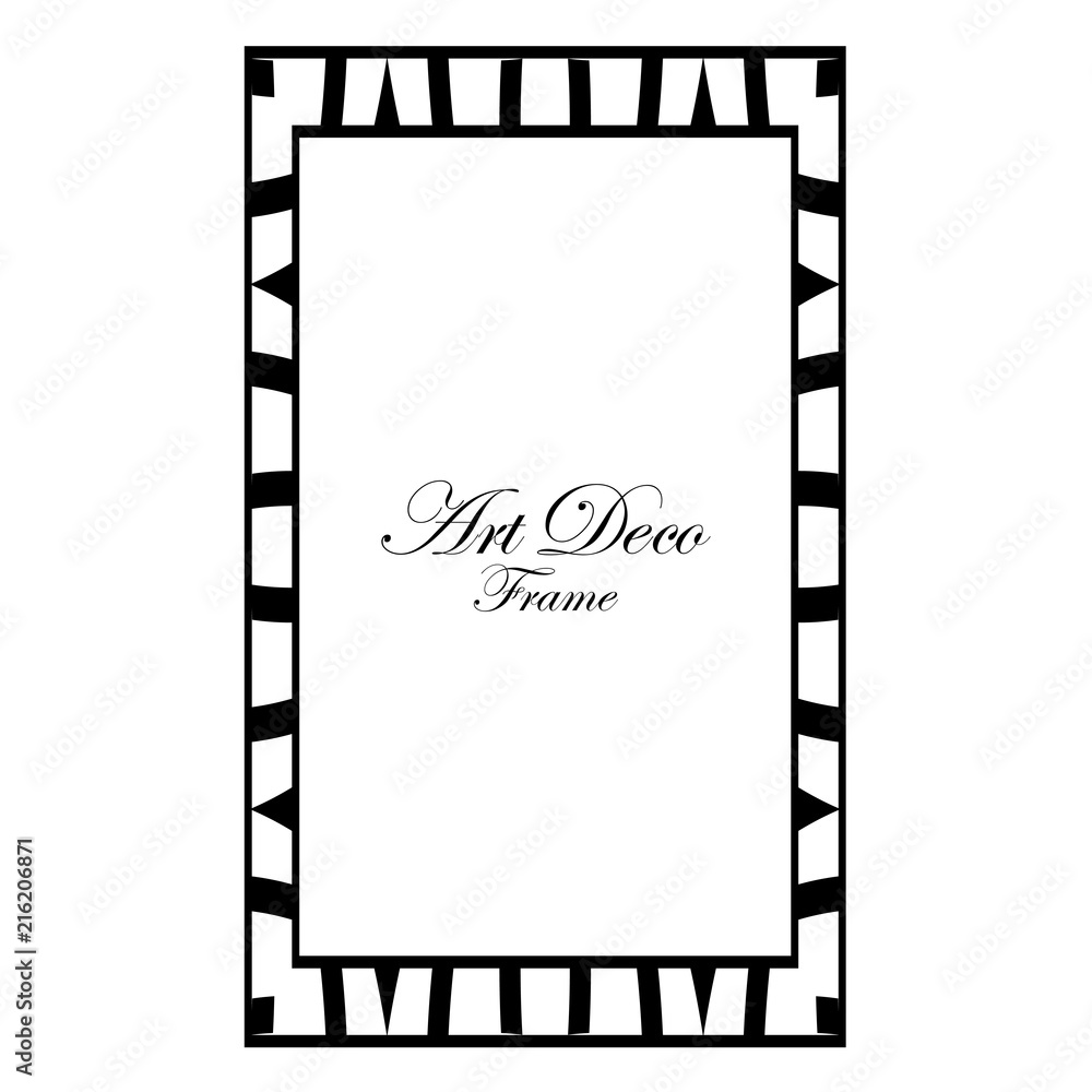 Obraz premium Art Deco Frame