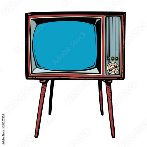 retro TV. Television news and programs