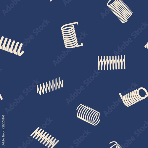 Seamless pattern with Springs for your design
