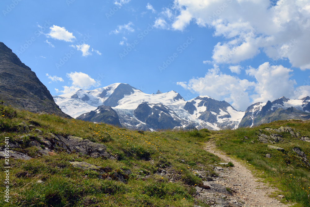 Steigletscher am Gwächtenhorn (3404m), Kanton Bern Steigletscher am Gwächtenhorn (3404m), Kanton Bern