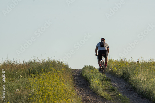 Biker in the bike path  © EG Images