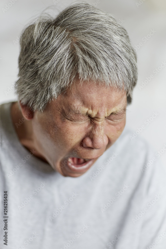 Adult Male Yawning with shallow depth of field Adult Male Yawning with shallow depth of field