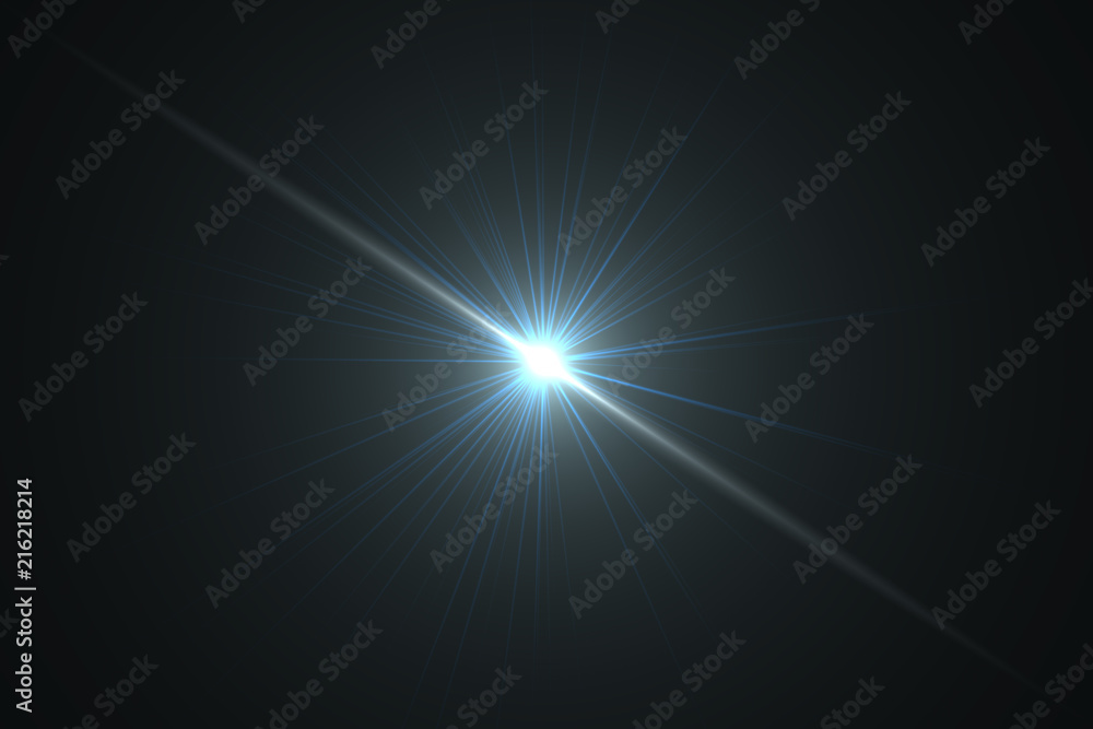 The explosive force from the center.Abstract of sun with flare.Background
