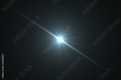 The explosive force from the center.Abstract of sun with flare.Background