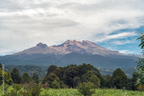 iztaccihuatl volcano in mexico photo