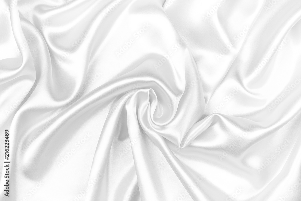 Obraz premium Silver silk texture luxurious satin for abstract background