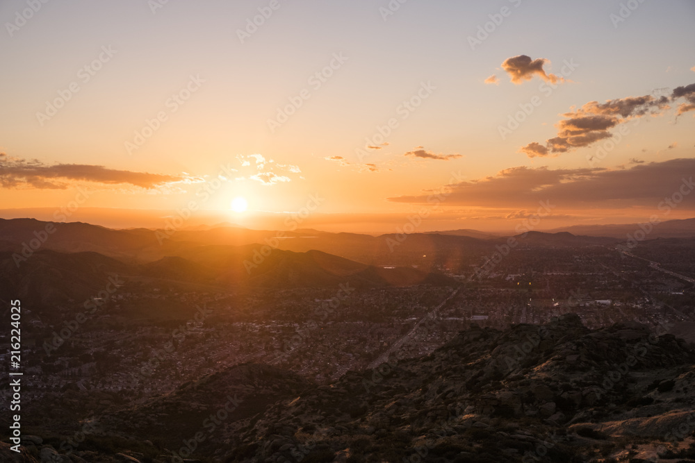 Obraz premium Simi Valley California Sunset