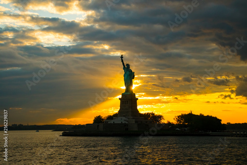 Statue of Liberty at Ellis Island in New York City