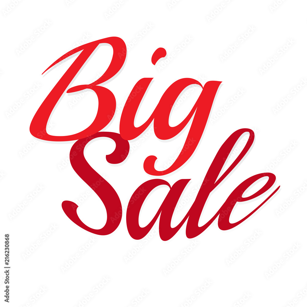 Big Sale off discount text. vector. on white background. banner. marketing. Business Big Sale off discount text. vector. on white background. banner. marketing. Business