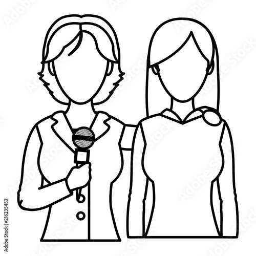 line women reporters partner news reportage