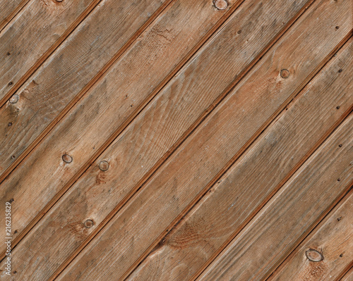 Diagonal wooden planks background