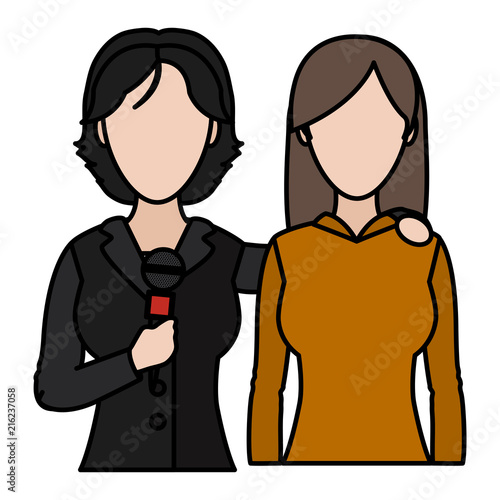 color women reporters partner news reportage