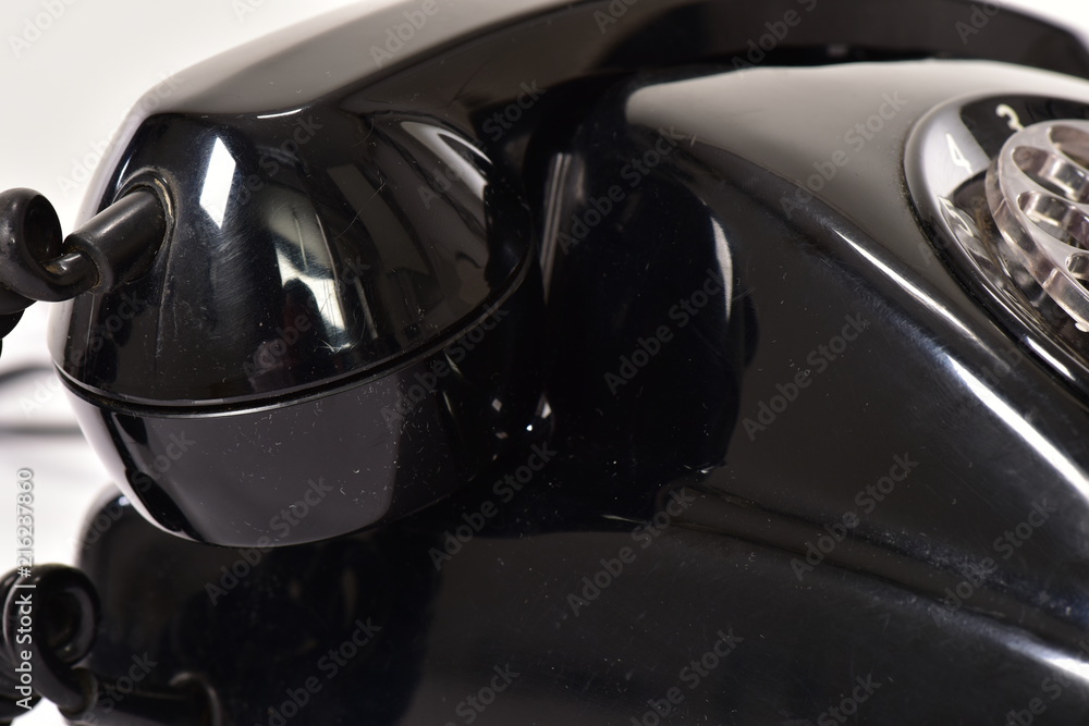 黒電話とマイク