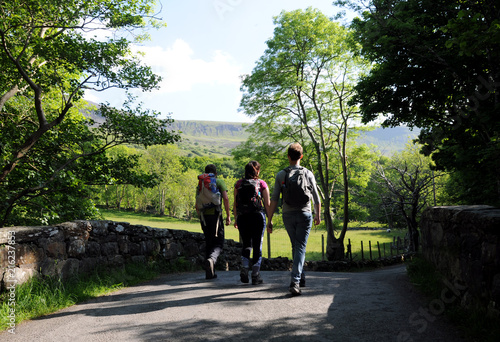 Walking In Snowdonia, North Wales.