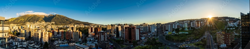Good morning Quito sunrise