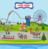 Fun park and rides