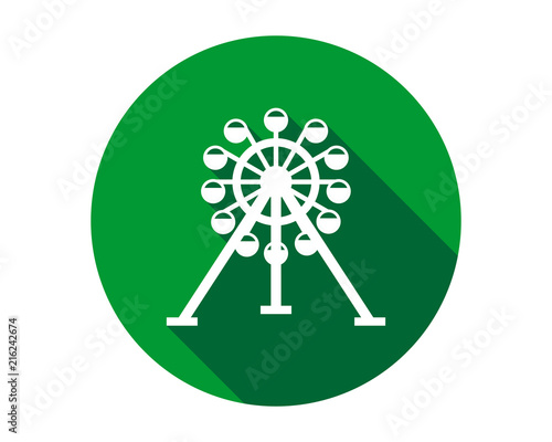 carnival rainbow oil refinery industry industrial business company image vector icon logo symbol photo