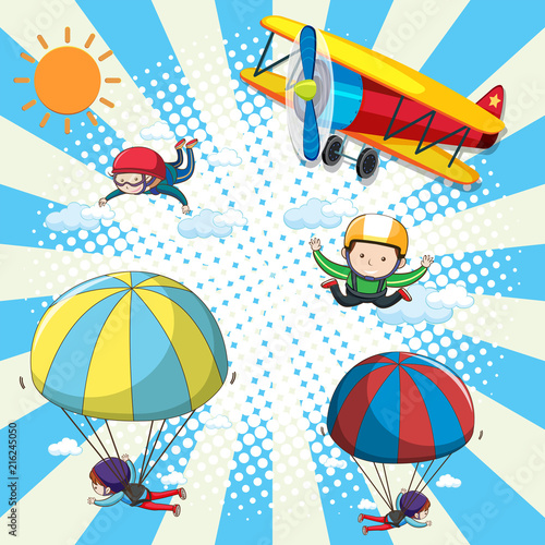 A template of sky activities