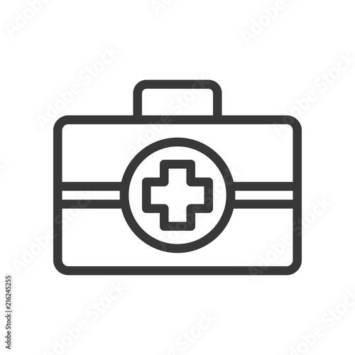 first aid simple outline icon