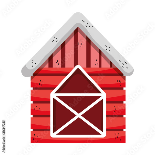 front wood house farm style
