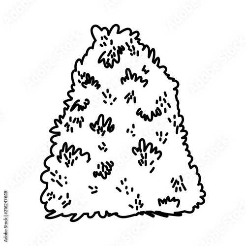 line straw bale mountain natural industry