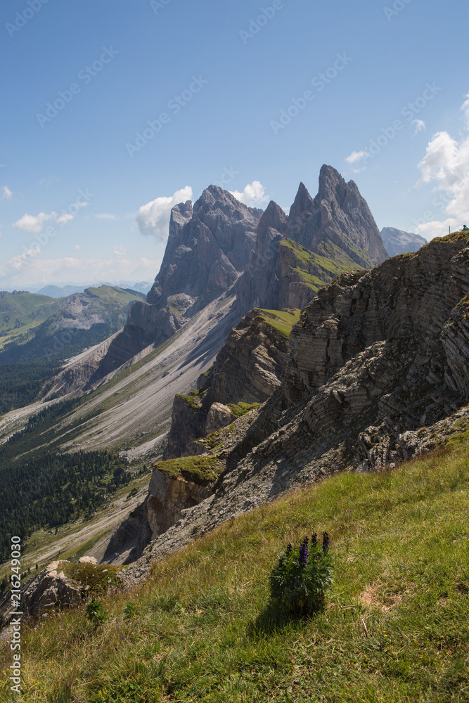 Obraz premium Naturpark Puez-Geisler