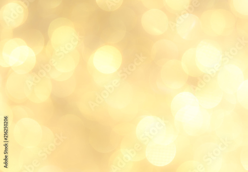 Gold abstract backgrounds with bokeh.