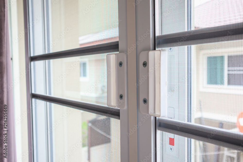mosquito net wire screen on house window protection against insect
