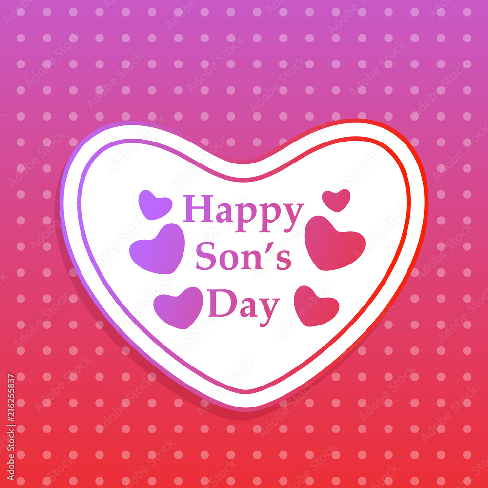 Illustration of background for Son's Daughter's Day