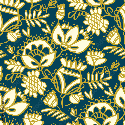 Peasant decorative flower s...