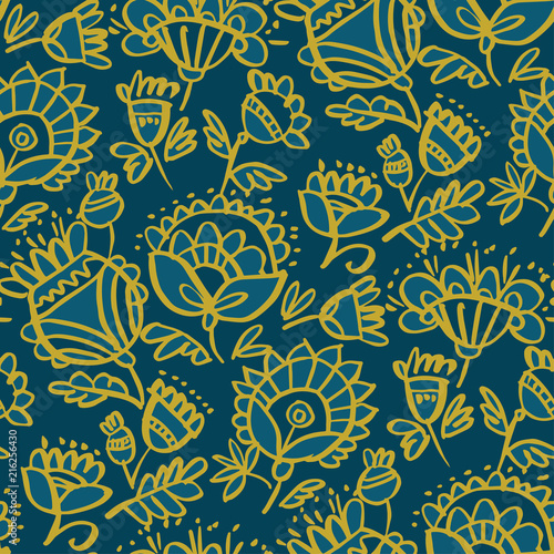 Peasant decorative flower s...