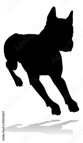 Dog Silhouette Pet Animal photo