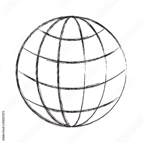 sphere planet isolated icon vector illustration design