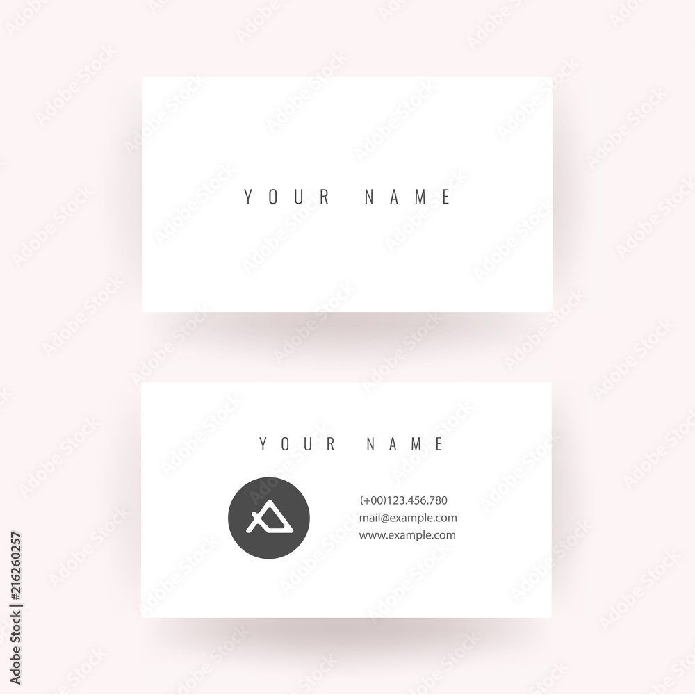 Luxury business card vector template Luxury business card vector template