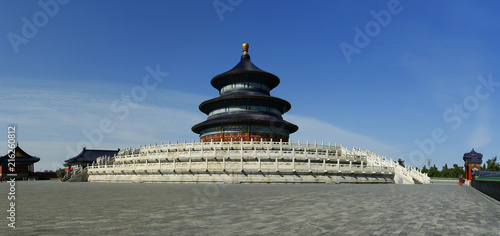  The temple of heaven in Beijing, China  dedicated to the wishes of good harvest