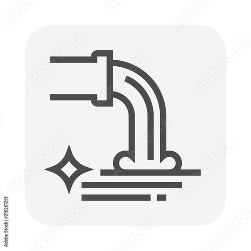 Waste water icon