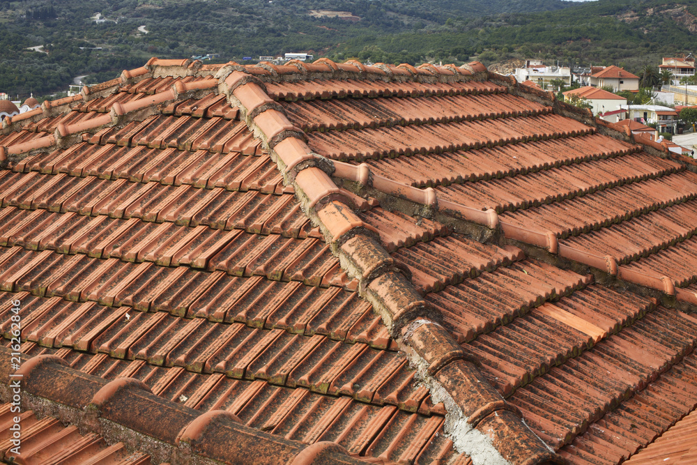 Roof in Filiates. Greece