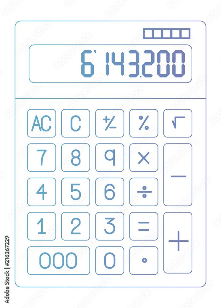 calculator math device icon vector illustration design calculator math device icon vector illustration design