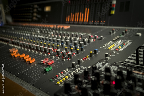 Studio recording mixer, 