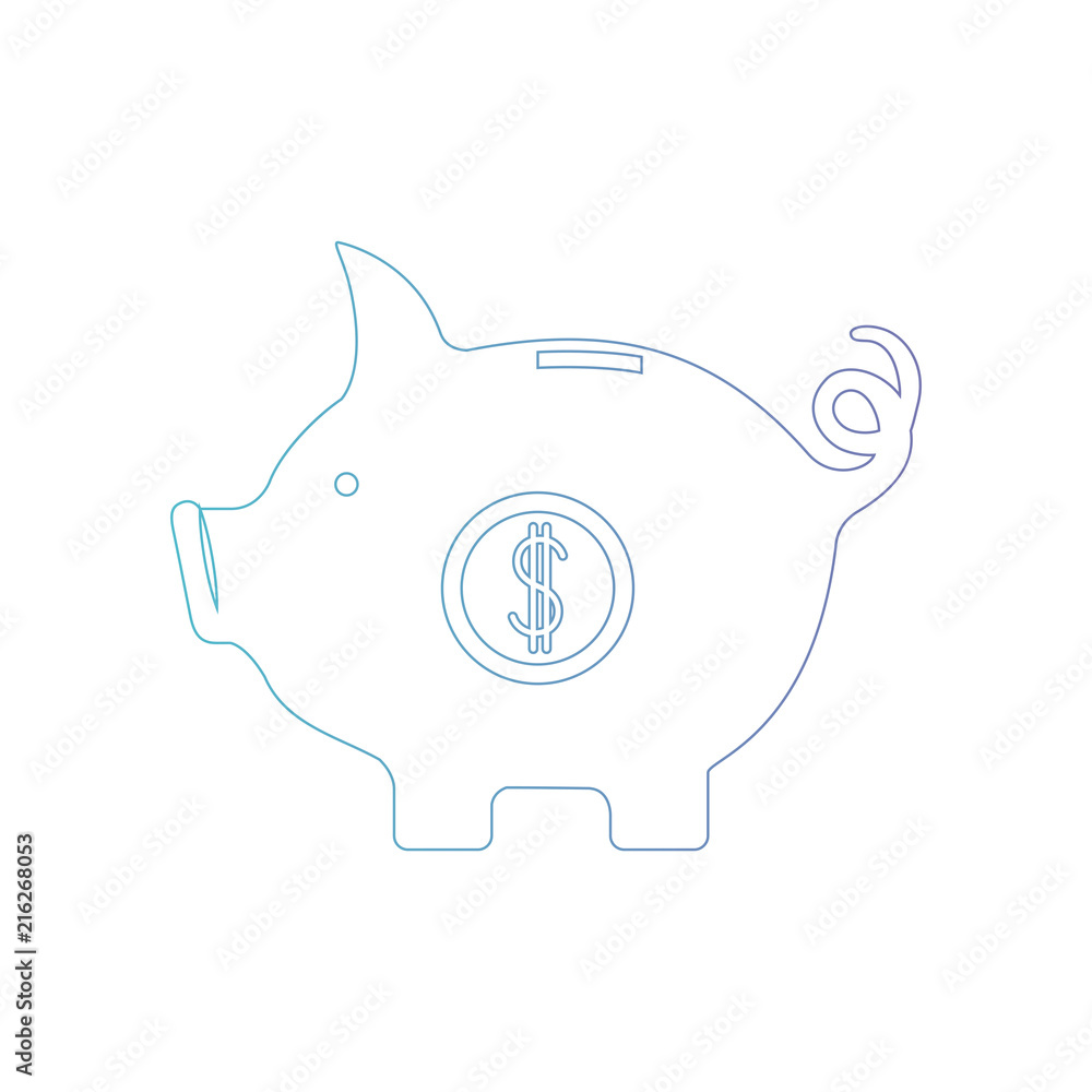 piggy savings isolated icon vector illustration design piggy savings isolated icon vector illustration design