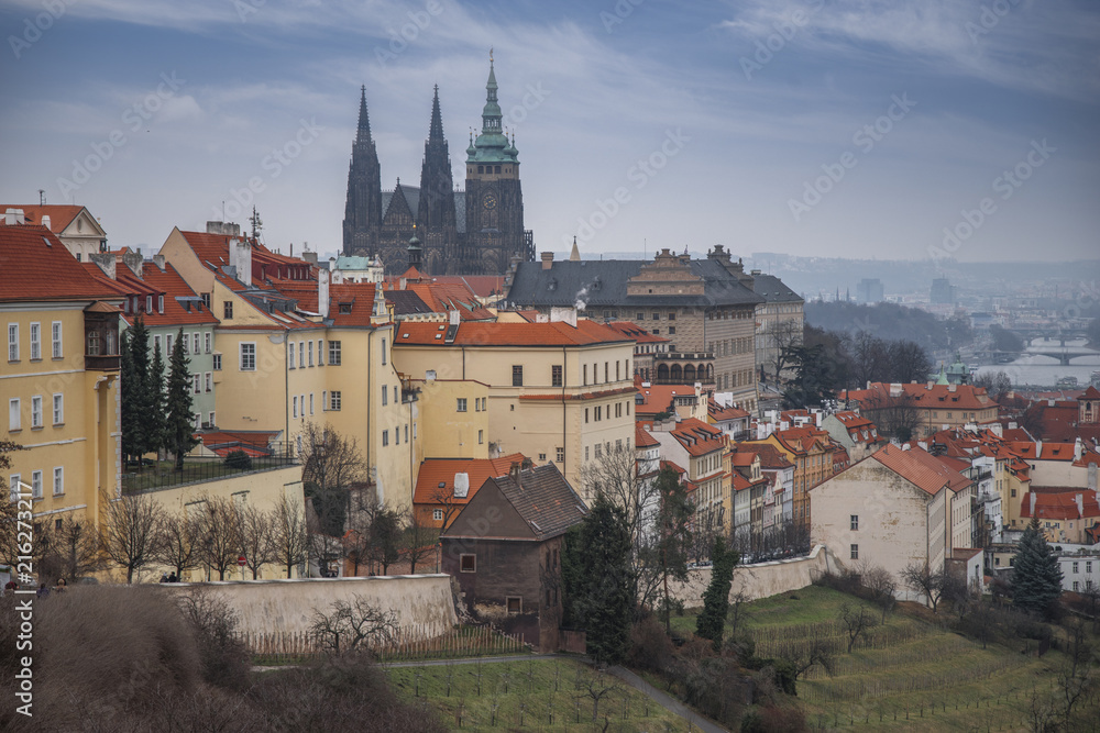 Obraz premium Prague under sunlight.