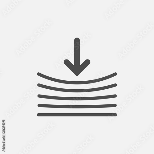 Resilience icon. Vector illustration.