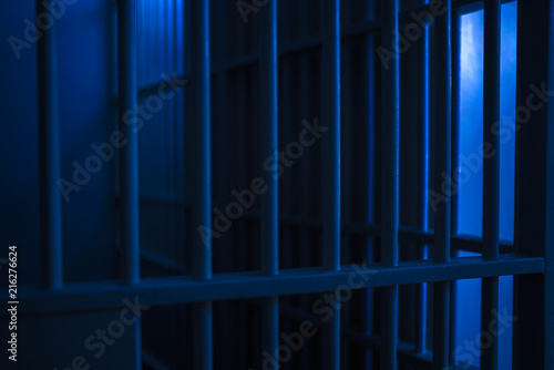 prison  prison cell bars and prison door