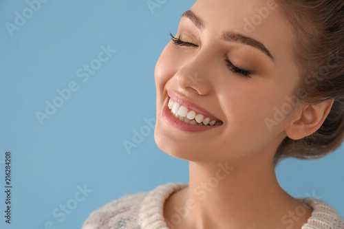 Portrait of beautiful smili...