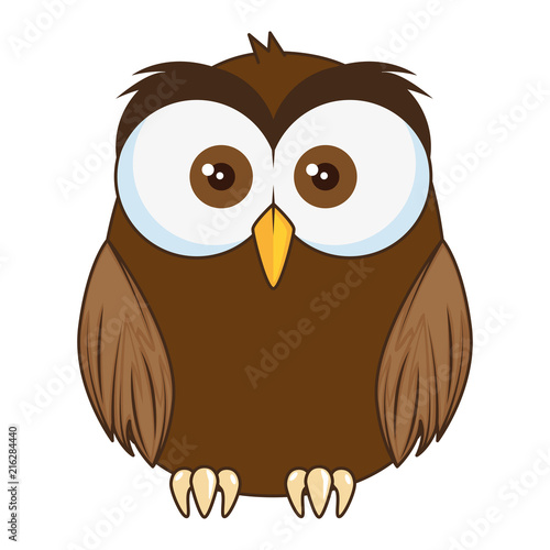 cute and adorable owl character
