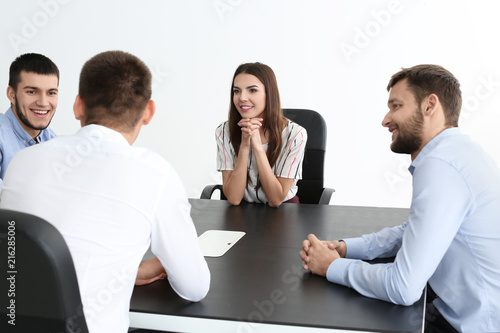 Young people sitting togeth...