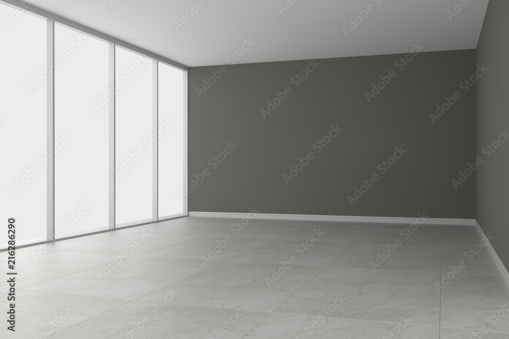 Obraz premium Empty room interior 3d rendering