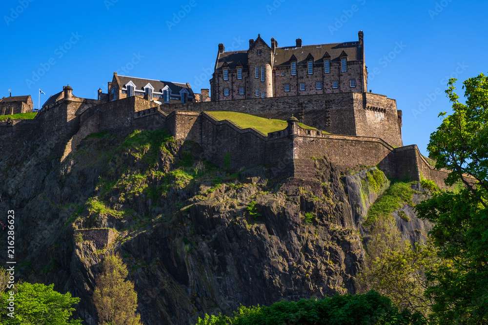 Fototapeta premium Das Schloss von Edin burgh/Schottland