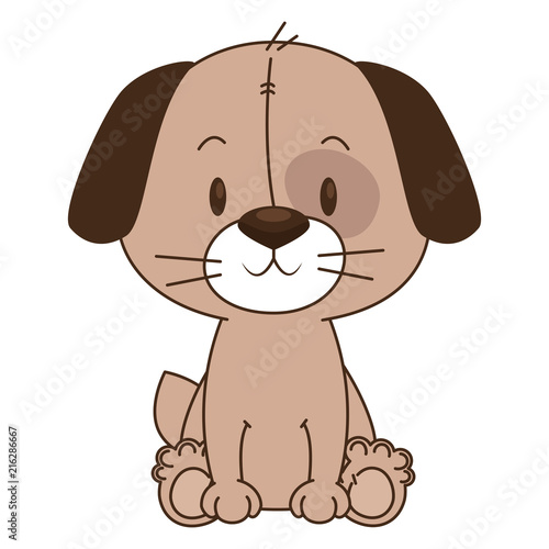 cute and adorable dog character