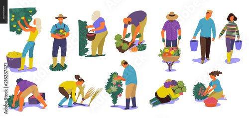 Harvesting people set
